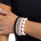 Rose Garden Grandeur - Pink Bracelet