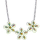 Prismatic Prestige - Green Necklace