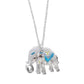 Educated Elephant - Blue Necklace