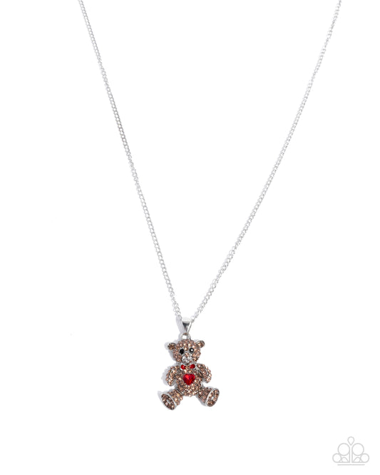 Twinkling Teddy - Multi Necklace