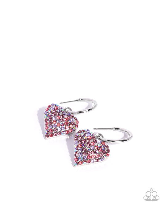 Heartfelt Hypnosis - Purple Earring