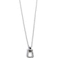 Sensational Stirrup - Black Necklace