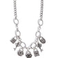 Padlock Pairing - Silver Necklace