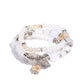 Leafy Lounge - White Bracelet