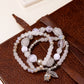 Leafy Lounge - White Bracelet