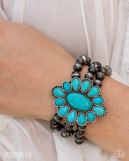 Traditional Tailoring - Blue Bracelet